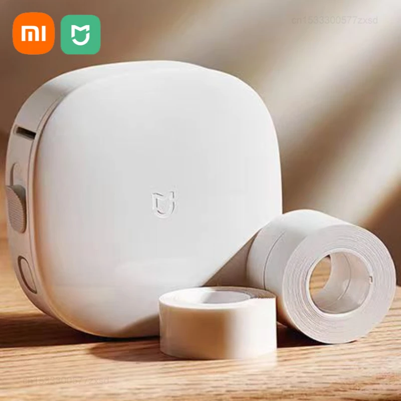 Xiaomi Mijia Intelligence Label Making Machine Thermal Wireless Label Printer Mini Pocket Easy To Operate Work with Mihome APP