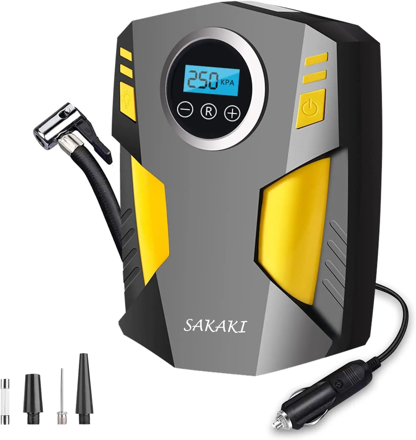 

Digital Display Portable Electric 12V Tire Inflator Multi-functional Car Inflator Tire Inflator Portable Air Compressor