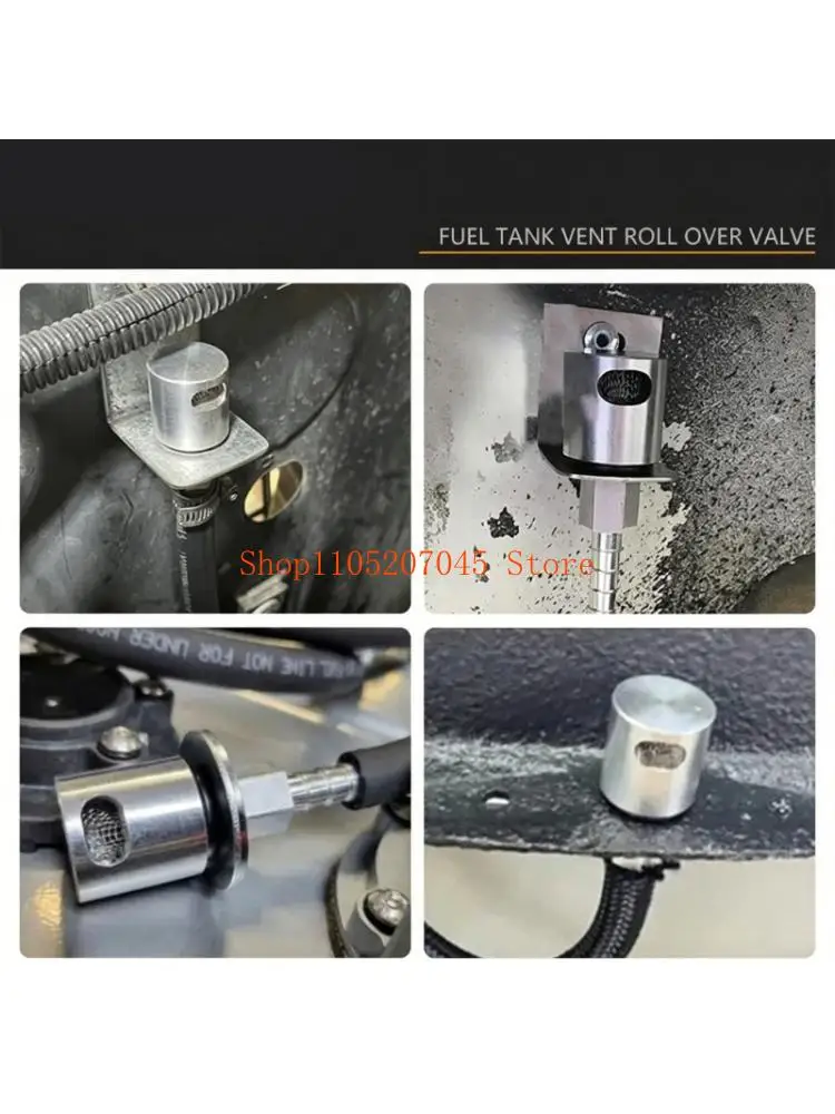 37cd Compact Aluminum 6061 Motorcycle Vent Valves Black Anodized 65G Universal For EFI Systems Off Roading Use