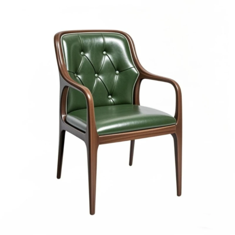

tea chair, modern Italian solid wood back c hair negotiation ch air