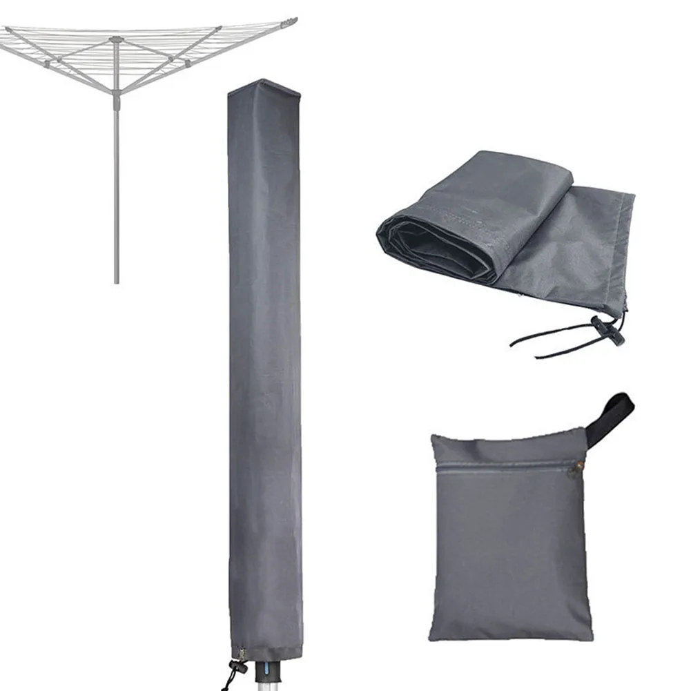 

16x16x180cm Outdoor Clothes Drying Pole Double Stitched Protective Cover Lightweight Drying Cover Firm Material For Durability