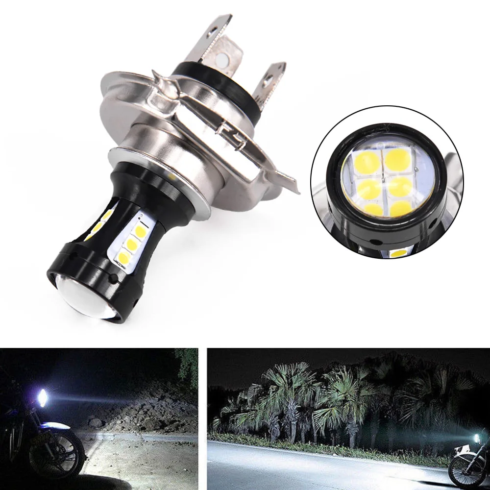 Fits Most Vehicles Motorcycle Headlamp H4 LED Headlight Car Fog Lamp Daylight Color Output Stable Performance At 12V