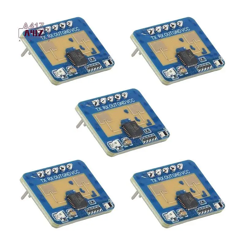 A41Z-5 Pcs 24G Mmwave HLK-LD2410C Human Presence Radar Sensor Intelligent Sensor Motion Detection Module
