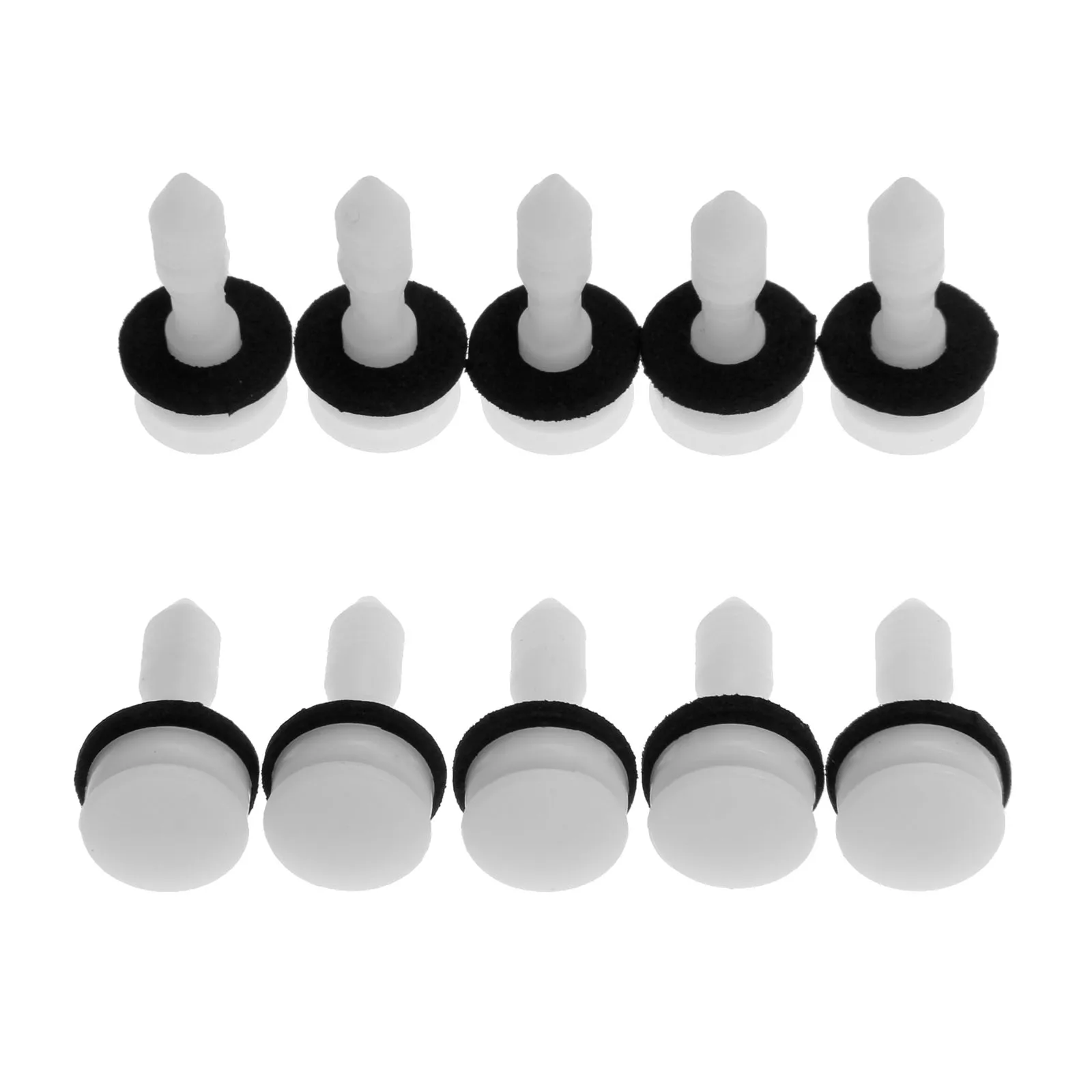 20pcs Car Door Clips Card Panel Trim Interior Fasteners Fit for Jaguar S X Type White Automobile Plastic Rivets Clamps