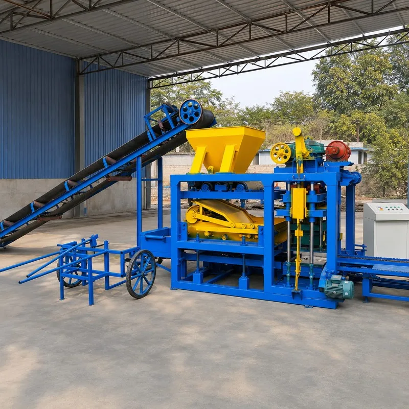 Fully Automatic Efficient Concrete Block Machine Production Line Customized Brick Making Equipment