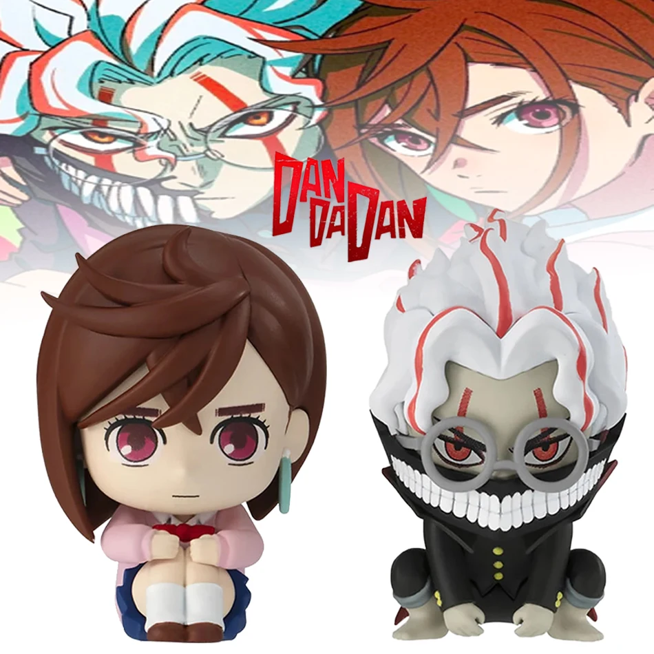 Figura de acción de anime dandadan, 2 uds., abuela ayase momo okarun dan da dan q, modelo de figura de acción, estatua, decoración de coche, muñeca de juguete