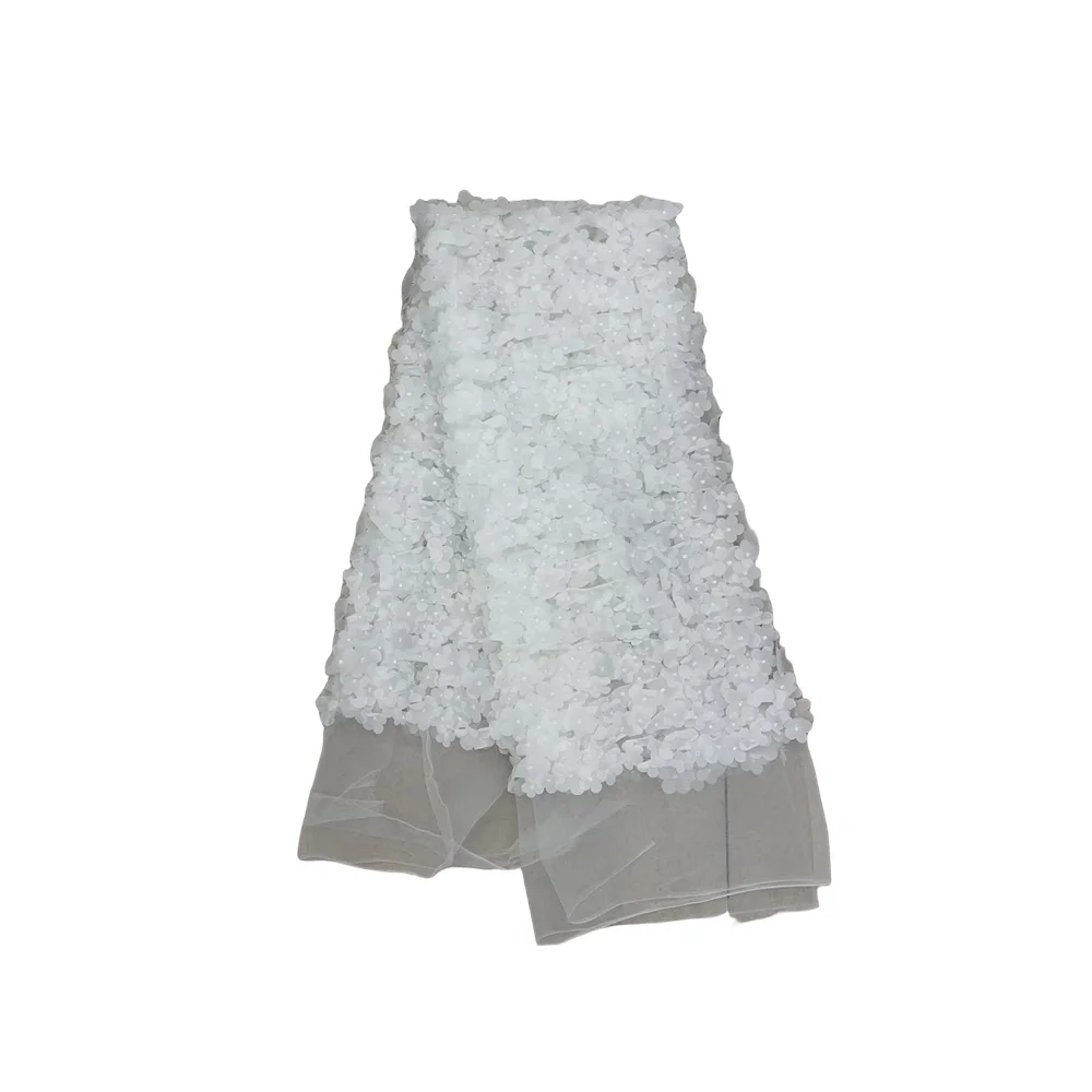 

High Quality African Lace Fabirc SYJ-1308065 Embroidery Nigreian Lace Fabric Women Wedding