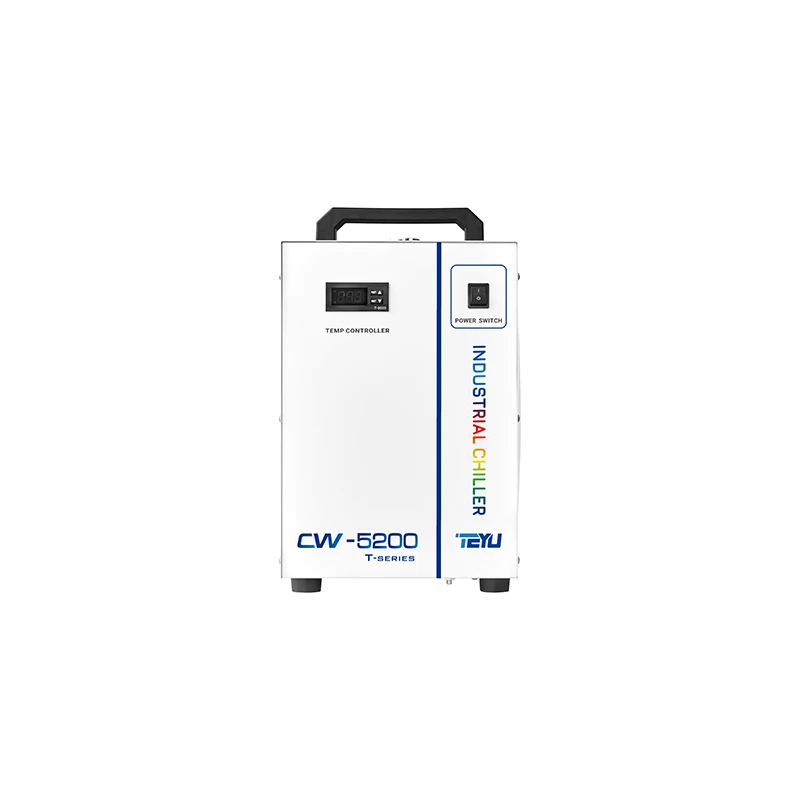 Industrial 220v S&A CW5200 Mini Air Cooled Water Chiller For GO2 Glass DC And CO2 Laser Tube