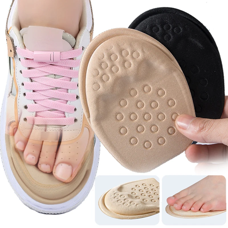 Women Men Pain Relief Forefoot Insert Half Insoles Non-slip Sole Shoe Cushion Reduce Padded Front Foot Pads for Shoes Inserts