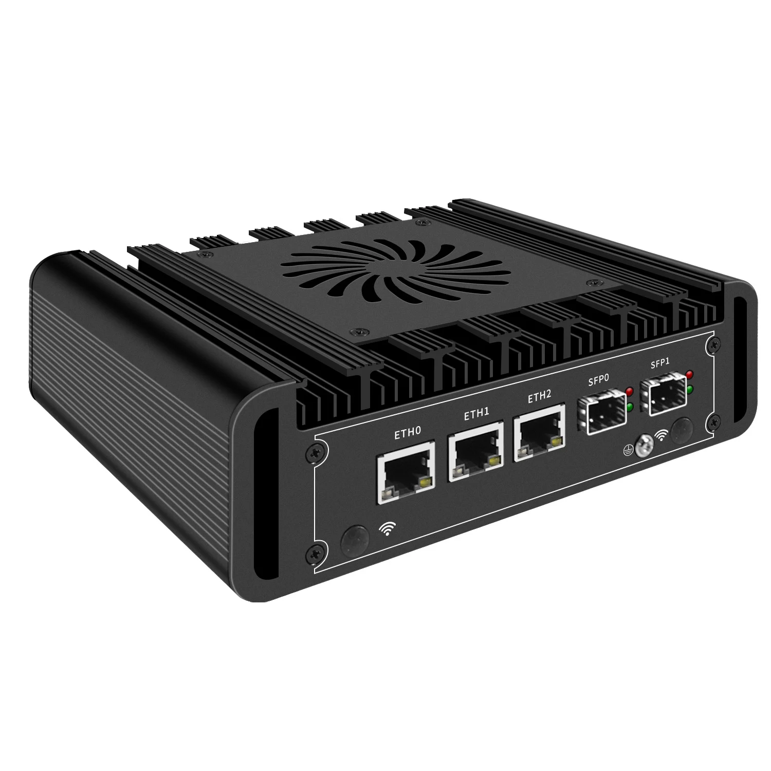 Apparecchio firewall Mini PC Intel N150 I3 N305 2x10G SFP 3x2.5G i226-V Lane DDR5 NVMe pfSense OPNsense Micro Soft Router Computer