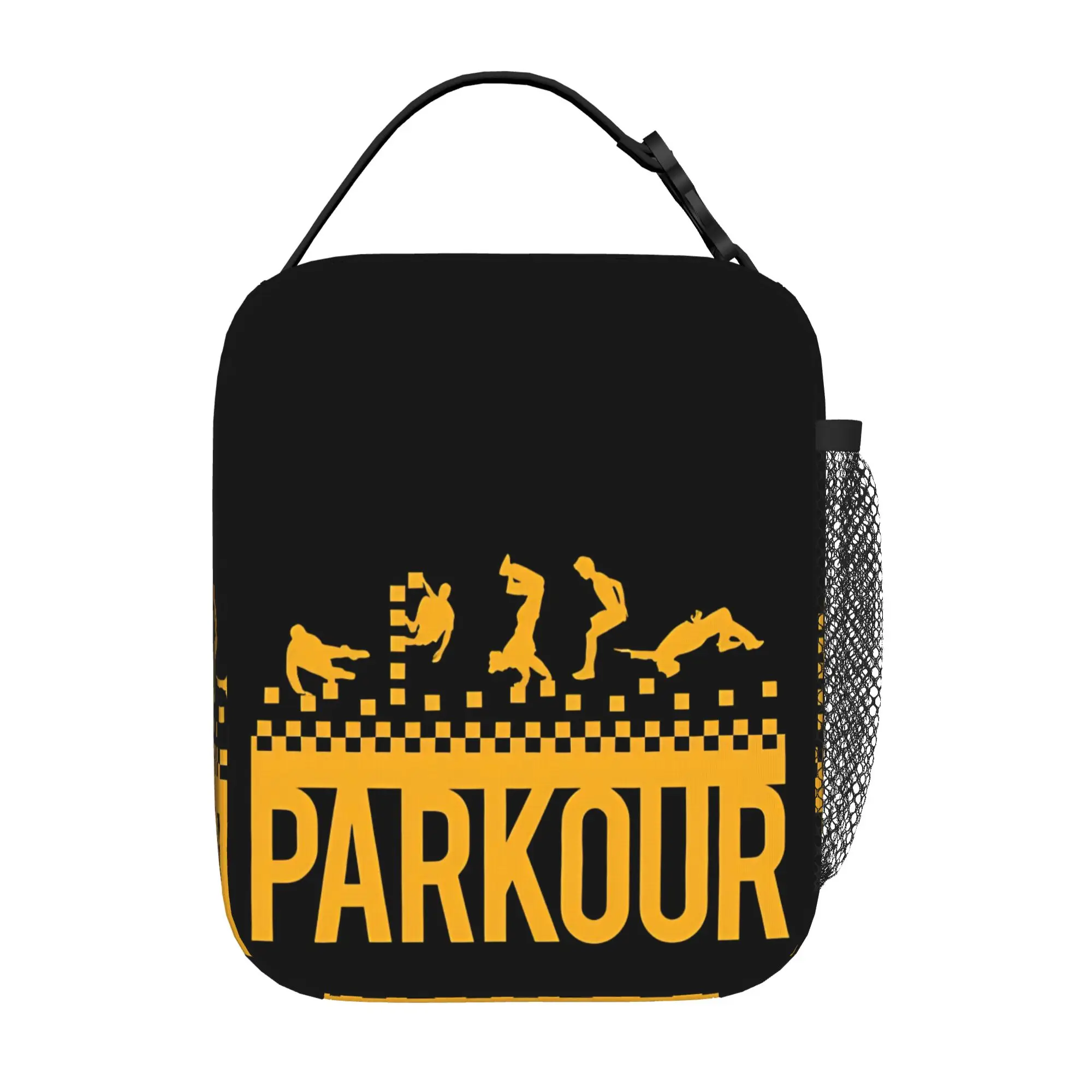 Back to school season Parkour Picnic Bag Yellow Fashion Super Quality Daily Snack Storage Lunch Bag