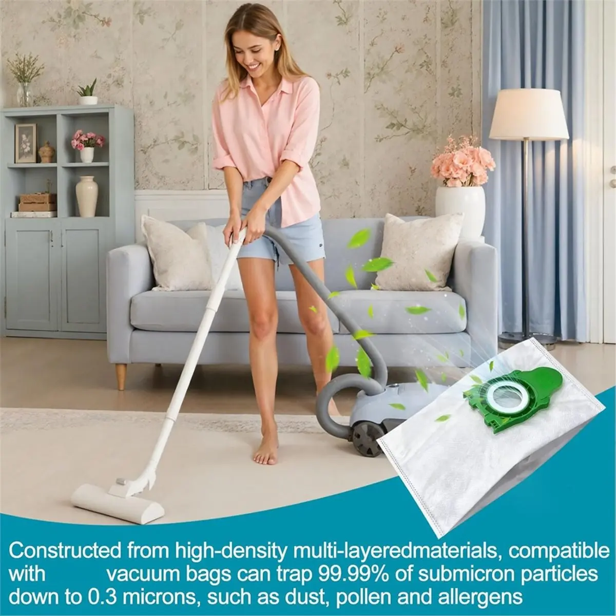 

(ABJZ) 16 упаковок пылесборников 8300ER для пылесосов SEBO Airbelt серии E (E1, E2, E3), фильтрующие мешки 8300AM