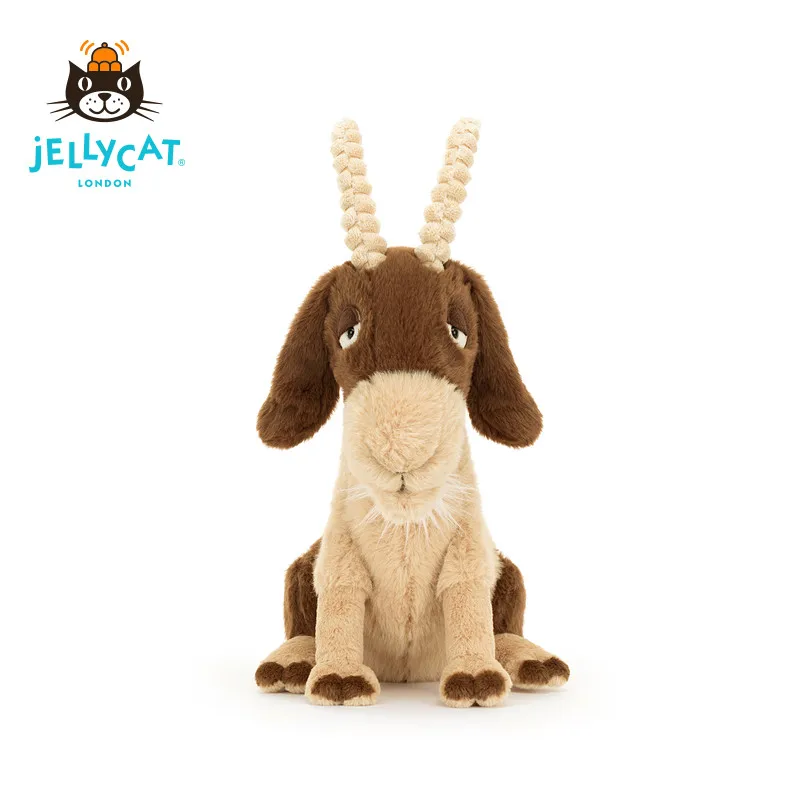 

Оригинальная мягкая игрушка-козлик Jellycat Glenny из Великобритании, супермягкая, успокаивающая, для весны и лета, плюшевая кукла-компаньон, подарок для детей