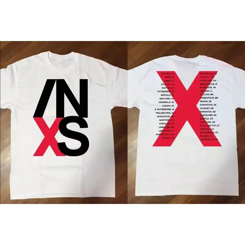 inxs x factor tour 1991 concert music For fans T shirt size S 5XL