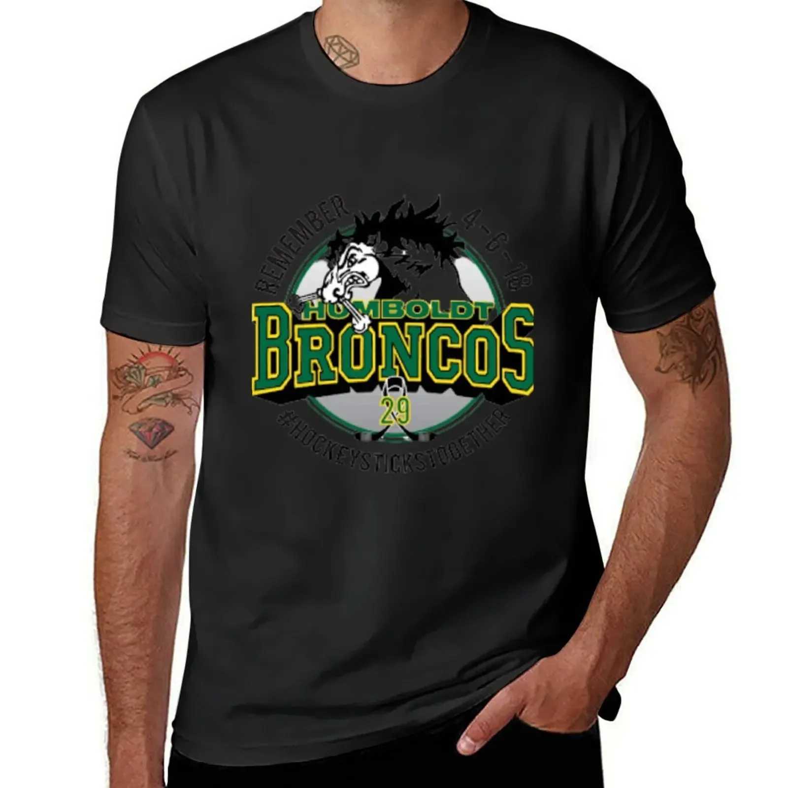 humboldt broncos(6) T-Shirt anime customs design your own mens big and tall t shirts