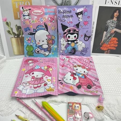 Kawaii Sanrio Anime Kuromi Melody Blind Bag Surprise Stationery Set Mystery Box Decoration Student Reward Gift