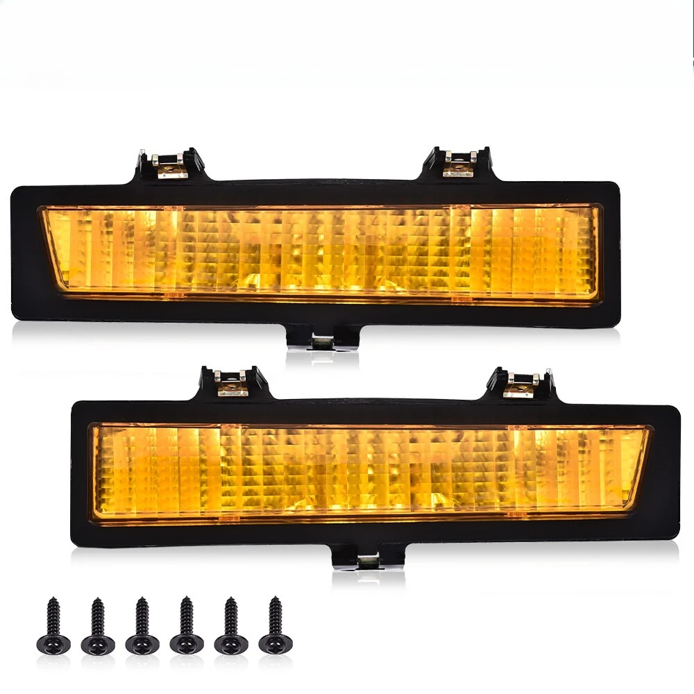 

Fit For 83-88 Monte Carlo SS 81-86 Carlo Front Signal Lights Parking Lamps New