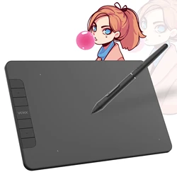 VEIKK VK640 6X4 INCH Graphics Tablet For Drawing Writing Osu Game 8192 Level Battery-Free Pen Digital Tablet Windows Android Mac