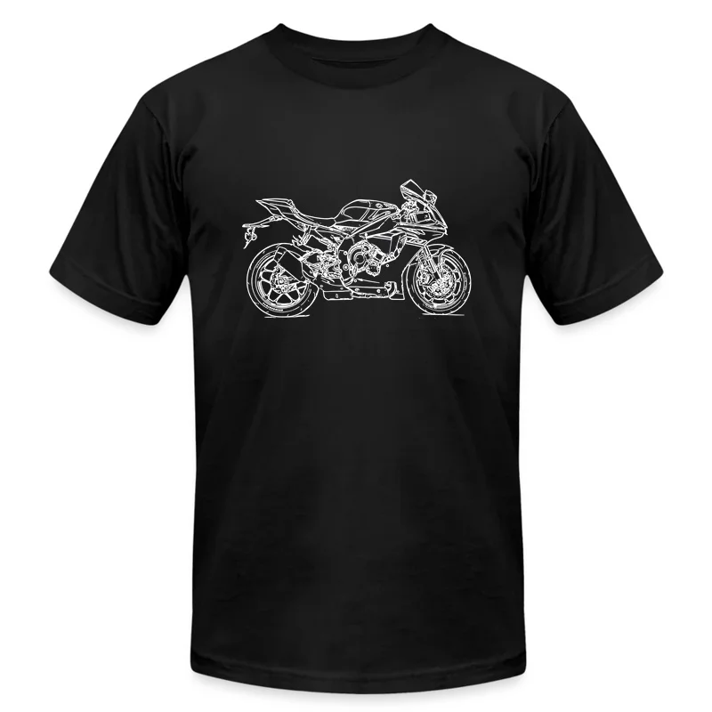 

2024 Men Yamahas YZF-R1 2017 Motorbike Fan T-shirt Casual T Shirt Graphic Summer Short Sleeves 100% Cotton S-3XL