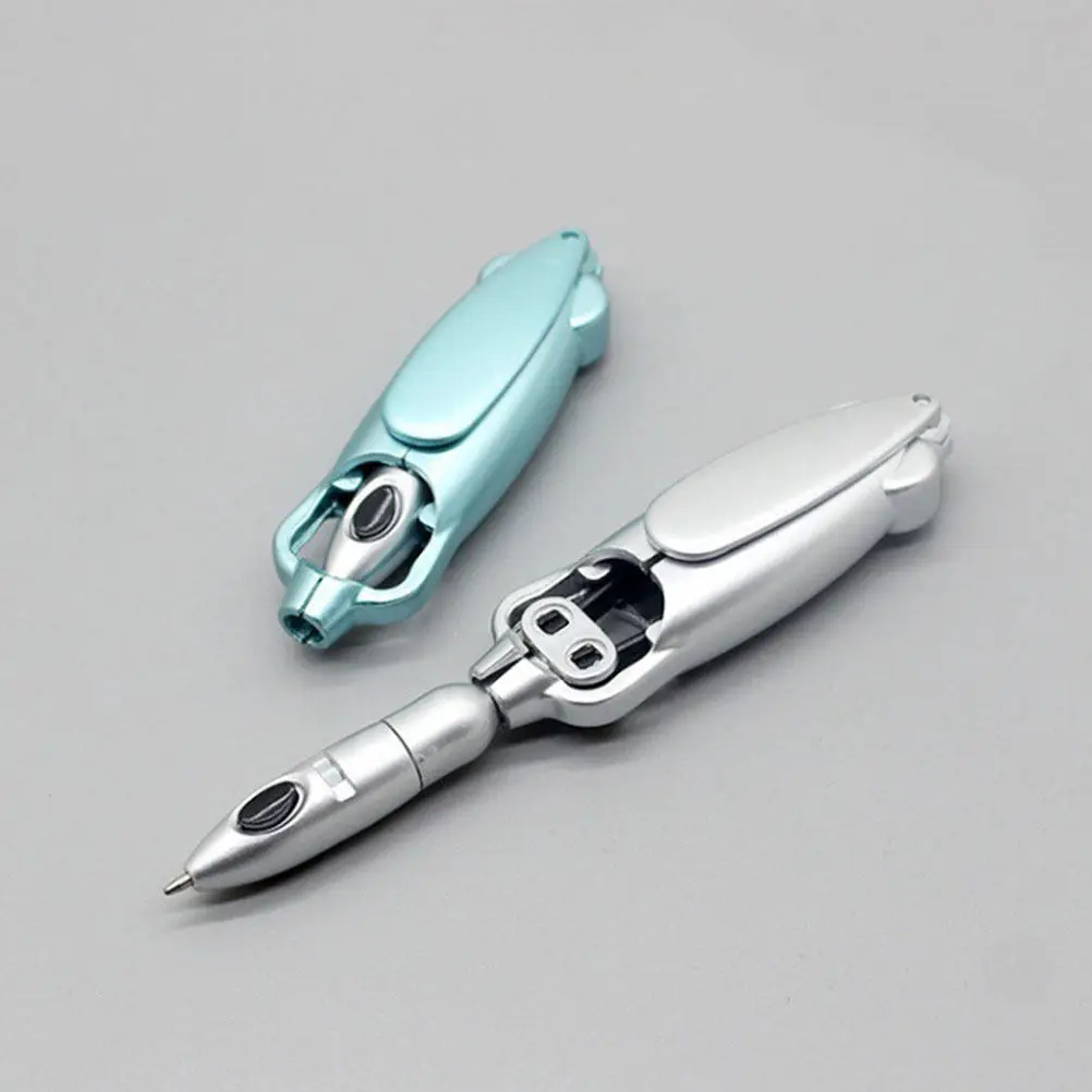 

Набор из 5 шариковых ручек в форме лягушки: креативный дизайн, плавное письмо, удобный захват для офиса и школы