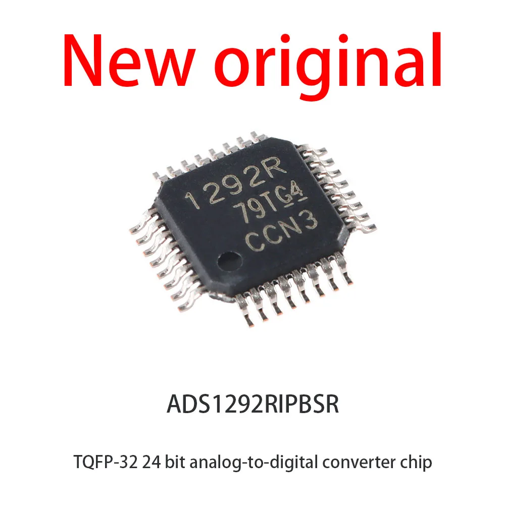 5Pcs/Lot New original ADS1292RIPBSR TQFP-32 24 bit analog-to-digital converter chip