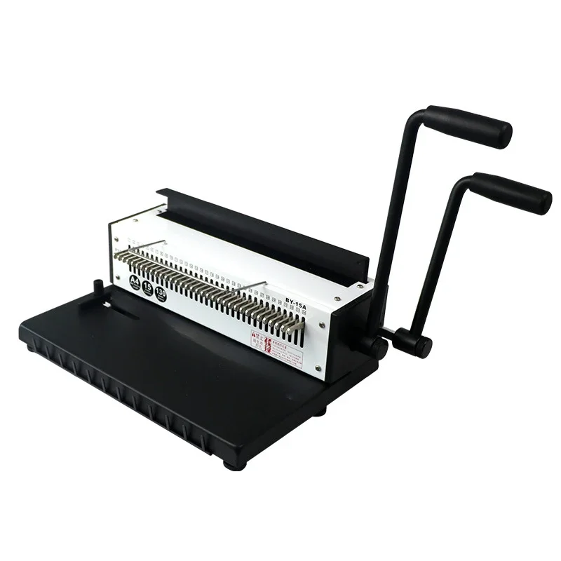 TD-1500B34 manual spiral binding machine, metal 34 punching 4 * 4mm album A4 binding machine