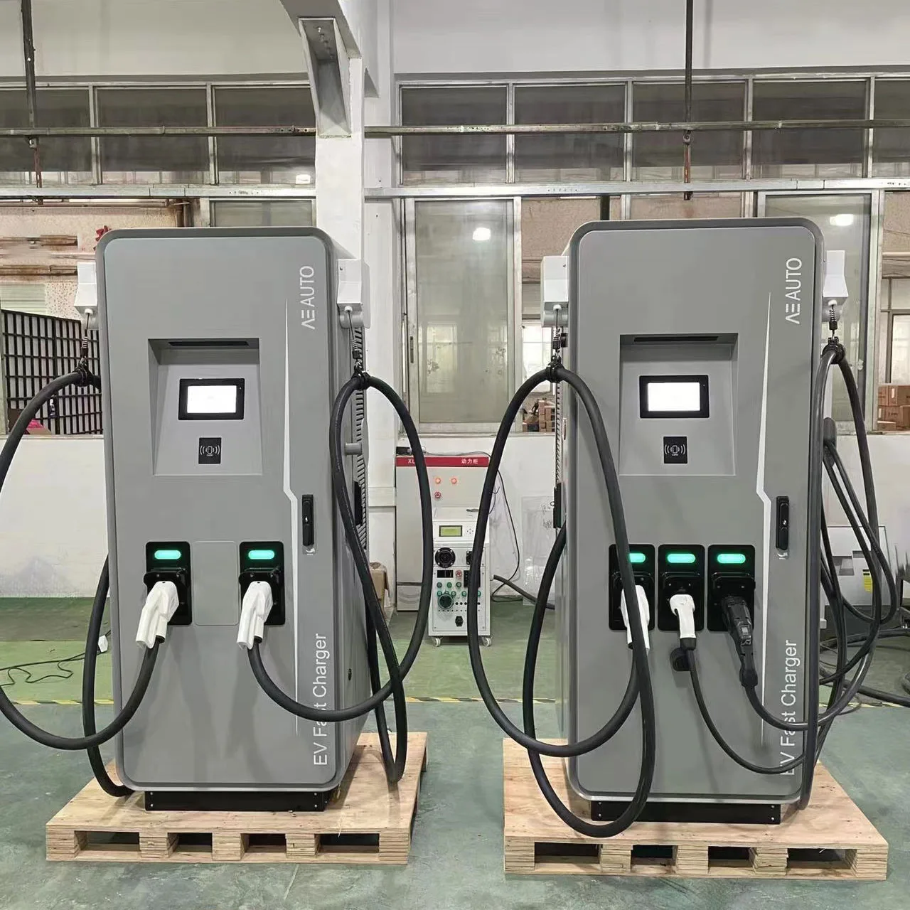 CHADEMO-Chargeur de voiture à trois pistolets à courant continu, accessoires de pièces de véhicule, nouvelle énergie intelligente, 60KW