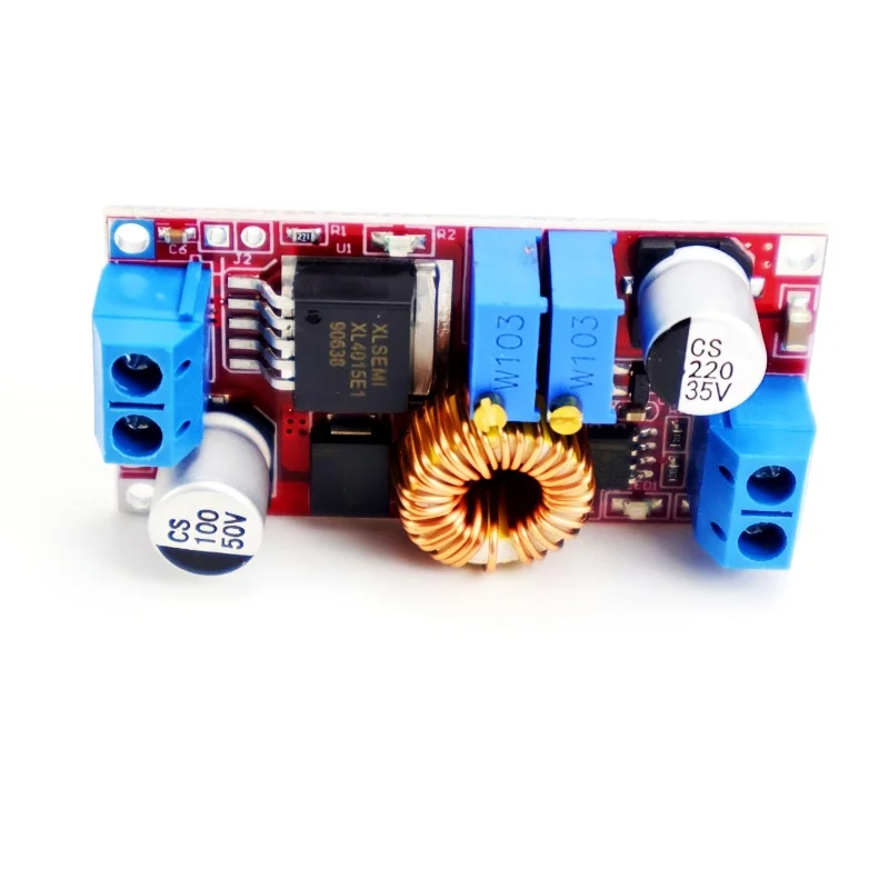 4 قطعة XL4015 5A تيار مستمر إلى تيار مستمر 4-38 فولت إلى 1.25-36 فولت قابل للتعديل محول طاقة بطارية ليثيوم وحدة شحن