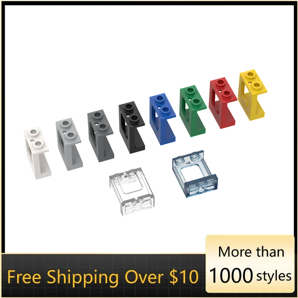 

10 шт., высокотехнологичные сборные частицы 60032, 1x2x2, комплект кирпичных строительных блоков, сменные детали, игрушки для детей, подарки