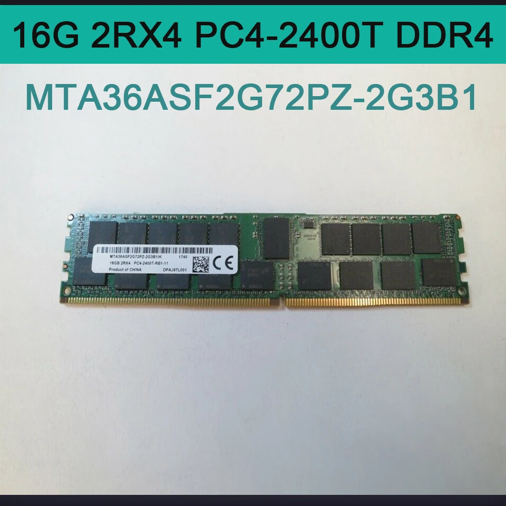 1 PCS For MT Server Momory 16G 2RX4 PC4-2400T DDR4 ECC REG RAM MTA36ASF2G72PZ-2G3B1