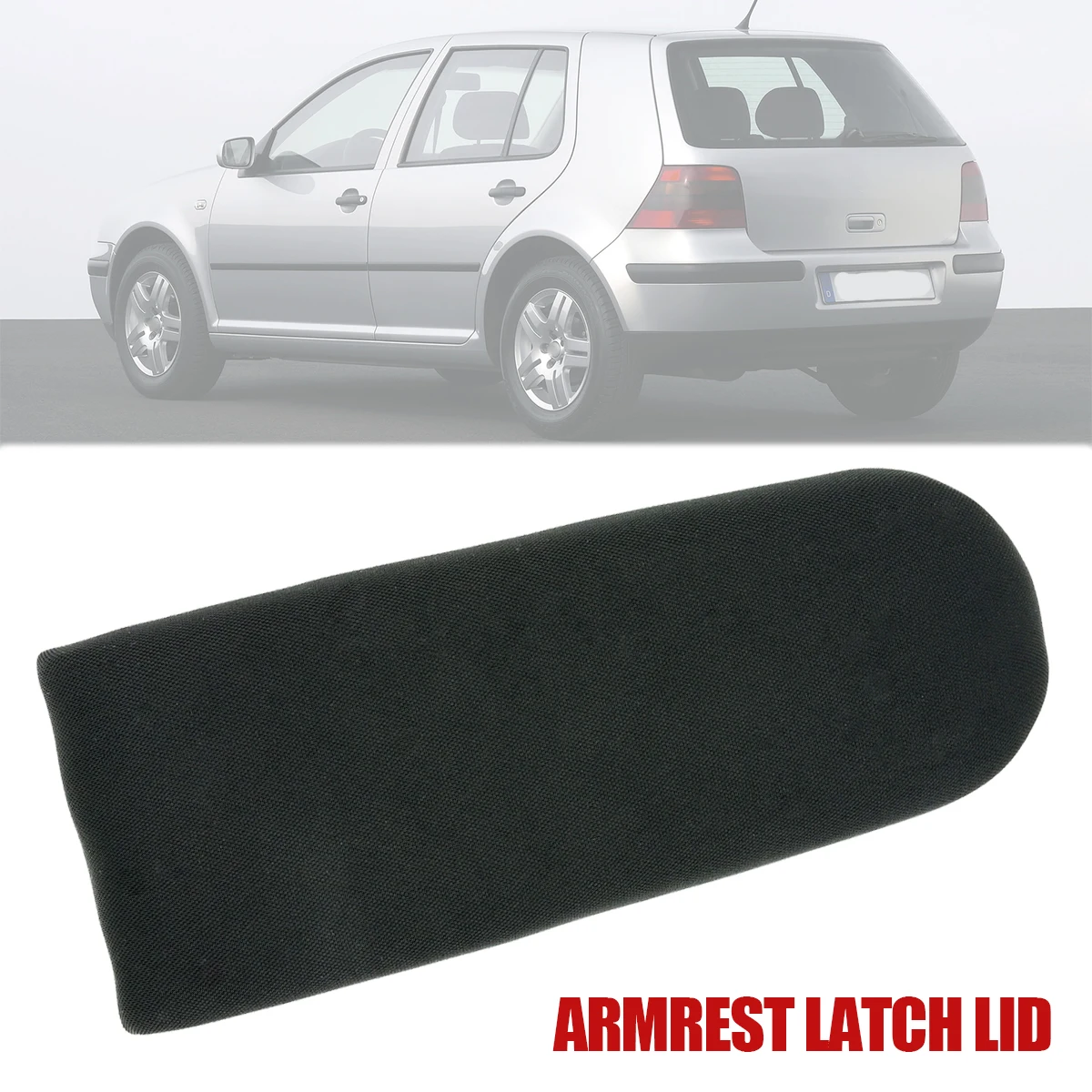 

For VW Jetta Golf Passat Polo Rapid Armrest Latch Cover Centerconsole Armrest Storage Box Lid Cover Car Pad Soft Cloth Fabric