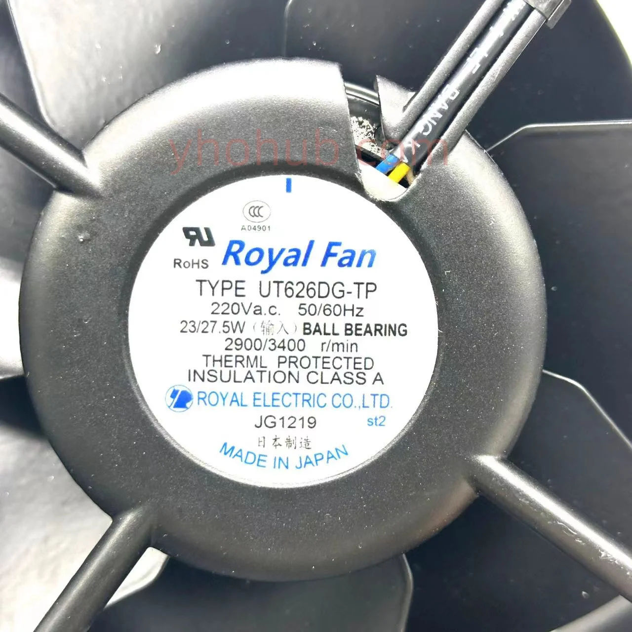 Imagem -03 - Ventilador de Refrigeração Royal Server Pinos Ut626dg-tp 220v ca 23 w 27.5w 160x160x65 mm