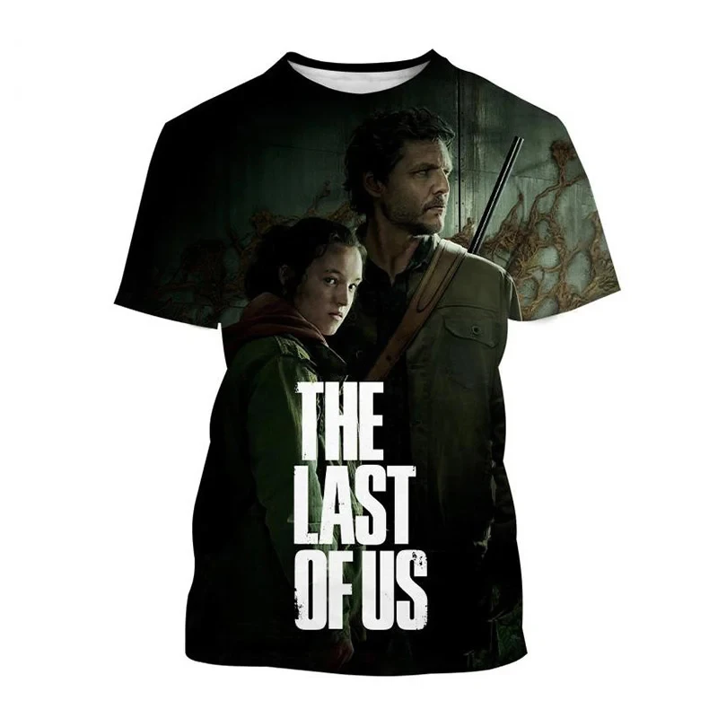 The Last Of Us T-Shirts Game 3D Print Streetwear Men Women Casual Fashion Oversized Short Sleeve T Shirt Kids Tees Tops Clothing