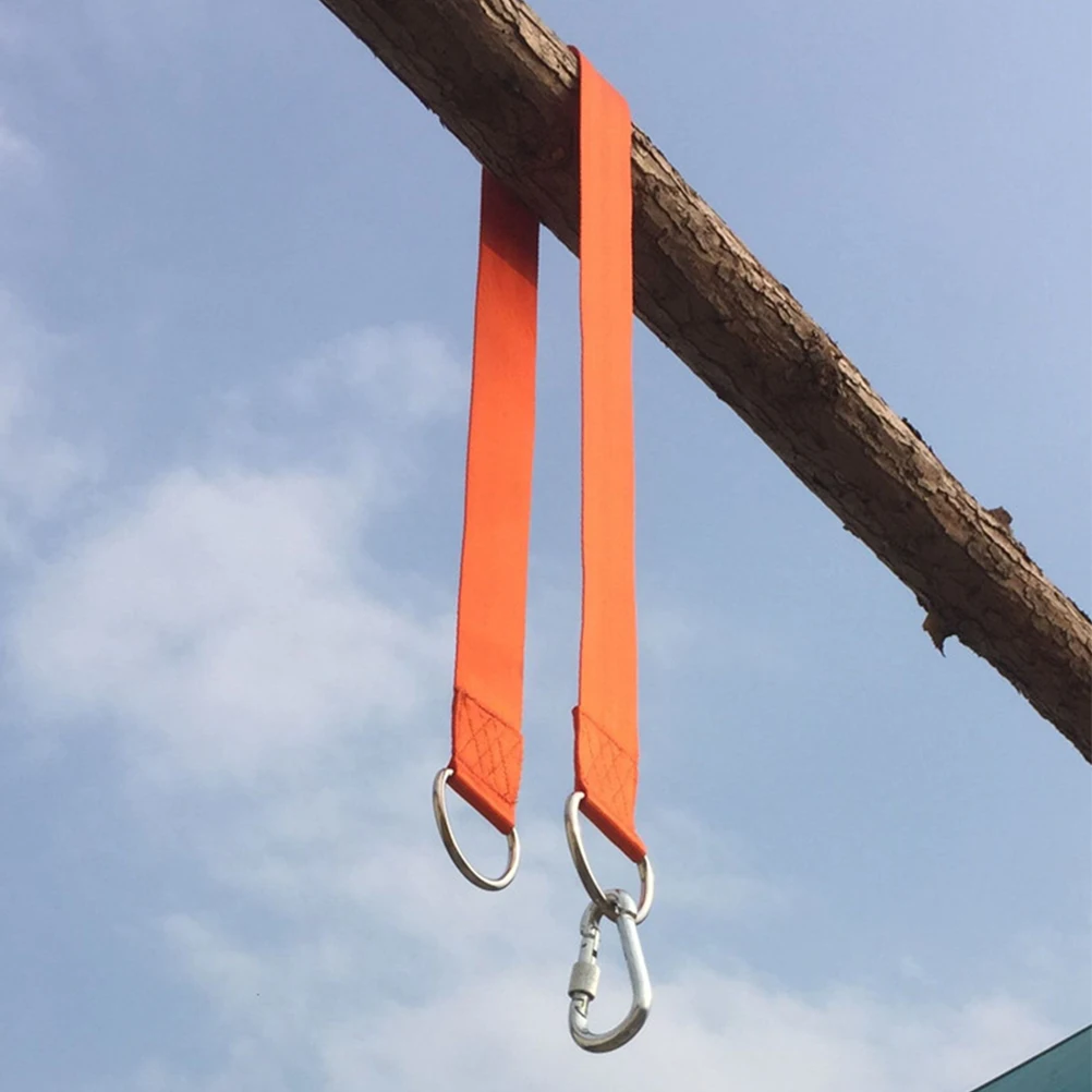 

Stainless Steel Hammock Rope Swing Hanging Straps Durable Tree Ropes Adult Weight Capacity Outdoor Furniture Camping Hiking