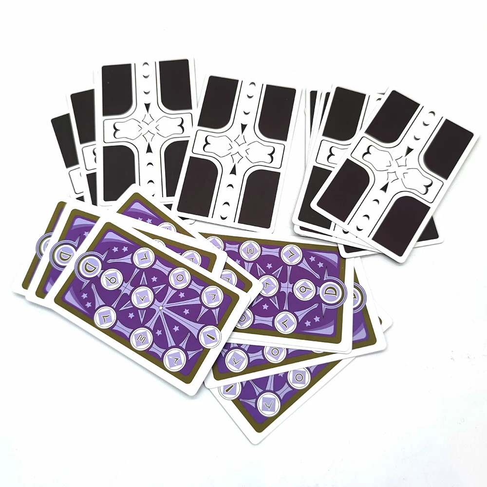 31-Piece Simplified Anime Card Game Set, Portable Casual Board Game for Party Holiday Gathering Collection