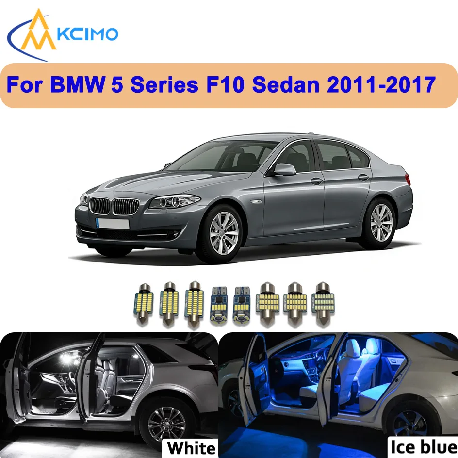 

Super Bright Canbus LED Interior & Door Light Kit for BMW 5 Series F10 Sedan 2011-2017– No Fuss, Easy Installation!