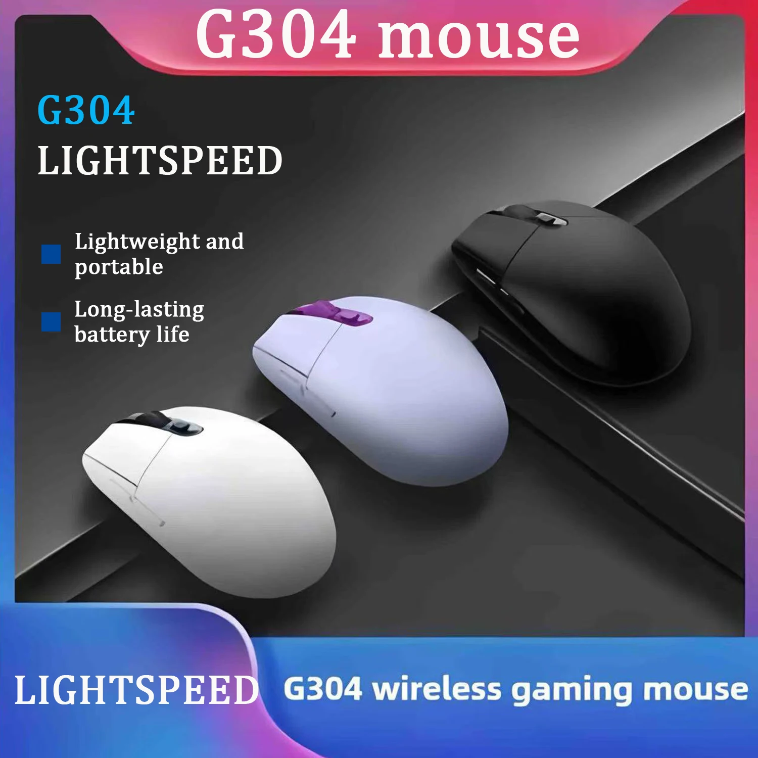 

G304 G305 Беспроводная мышь для игр, киберспорта, периферийные устройства, программируемая офисная настольная мышь для ноутбука LOL CSGO