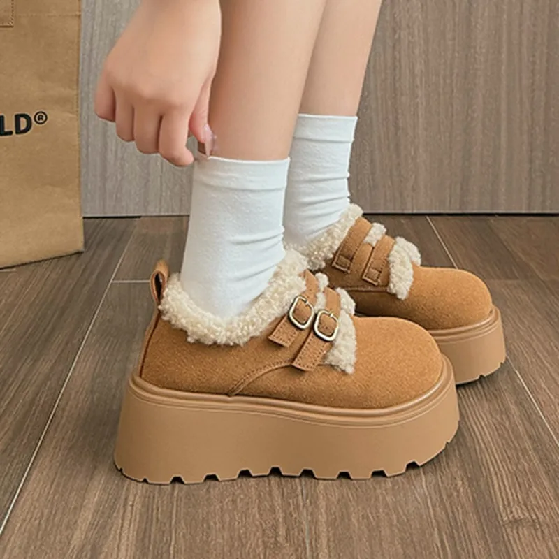

Women's Low-Cut Thickened Snow Boots2024New Autumn and Winter Thick-Soled Low-Cut Fleece-Lined Cotton Shoes for Women