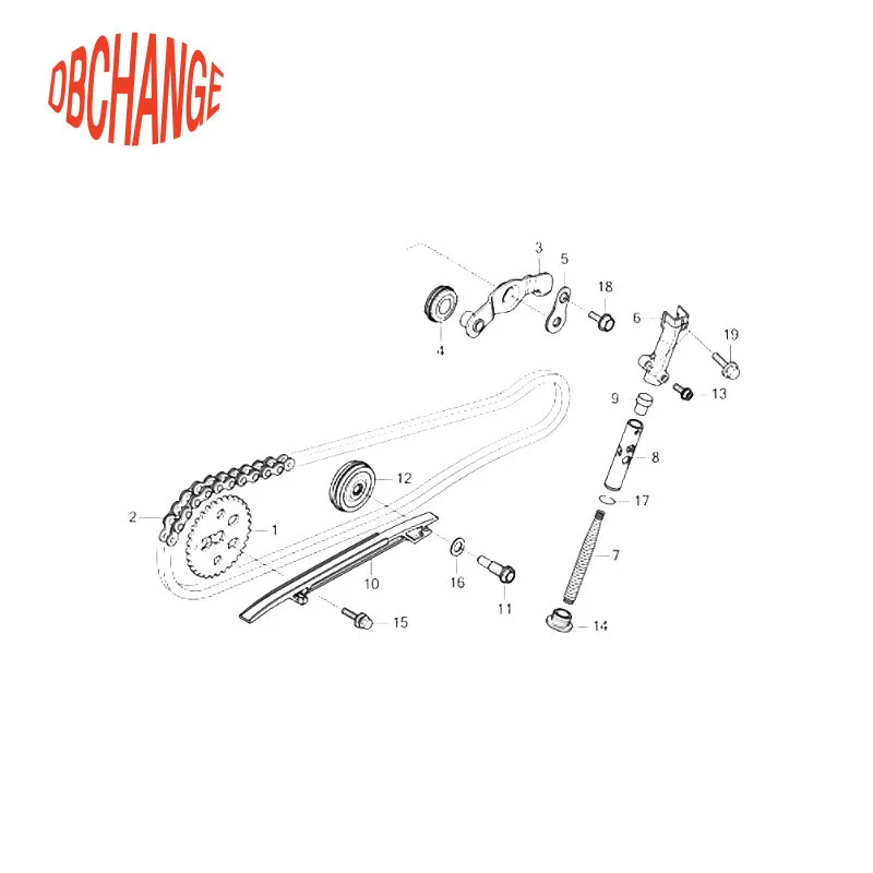 Timing Chain Guide Strip No.10 for Honda CC110