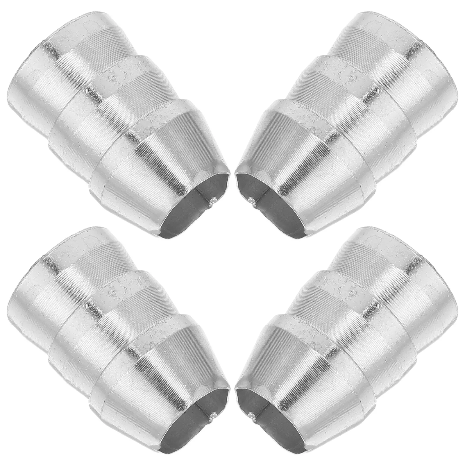 4Pcs Ergonomic Anti Slip Metal Wedge Kit Extended Round Safety Handle Wedge for Sledge Replacement DIY Woodworking