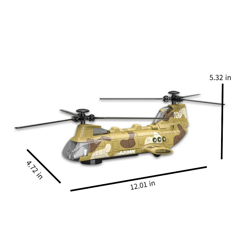 Electric Universal Airplane Tank Model With Lights Music Kids Toy Rotating Transport Helicopter Plane Tank Boy Christmas Gifts