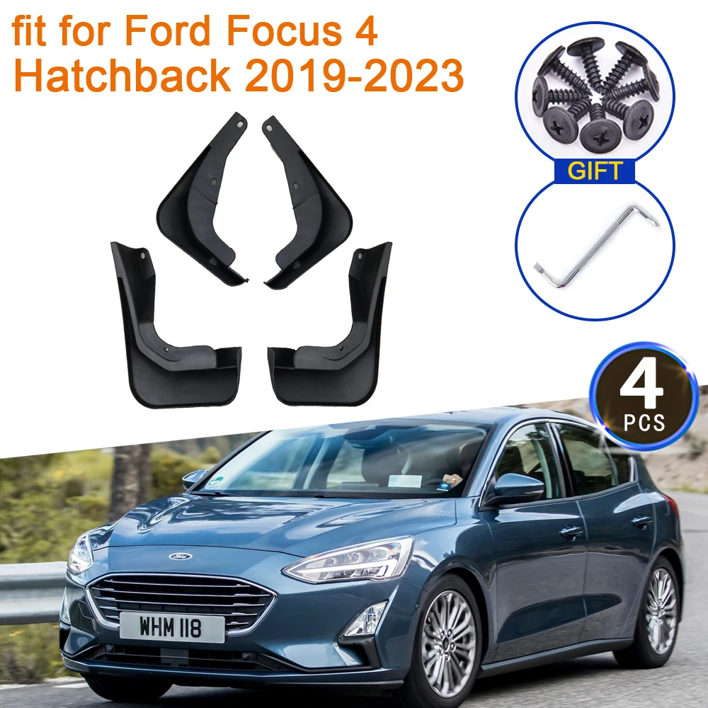 

For Ford Focus Hatchback 2019 2020 2021 2022 2023 MudFlaps Splash Guards Flap Mudguards Fender Front Rear Wheel 4Pcs Accessories