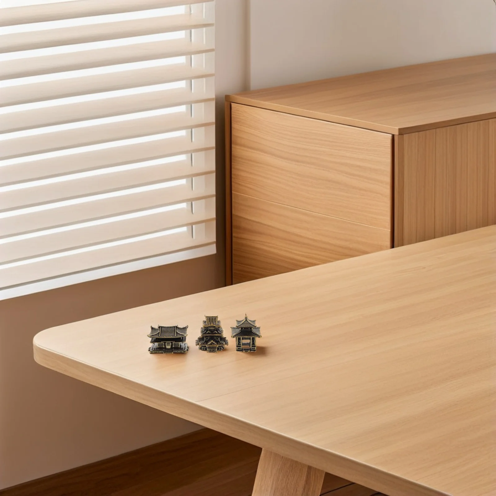 

3Pcs Small Brass Pagoda Sculpture Asian Ornament for Zen Garden Aquarium Miniature Decoration Miniature Figurine Pagoda