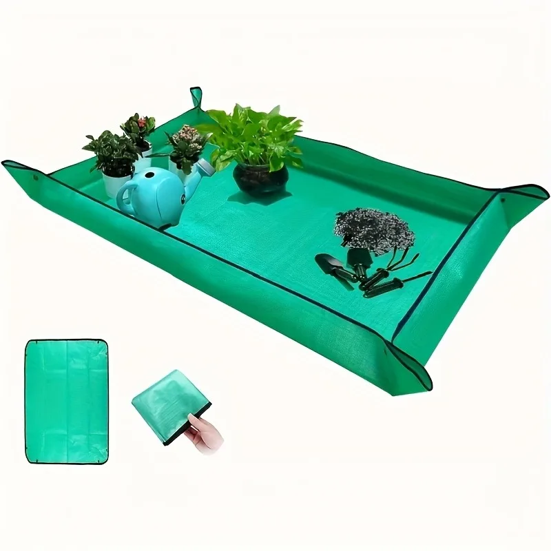 Plant Regeneration Mat Waterproof Transplant Mat Portable Square Foldable and Easy To Clean Succulent Transplant Mat