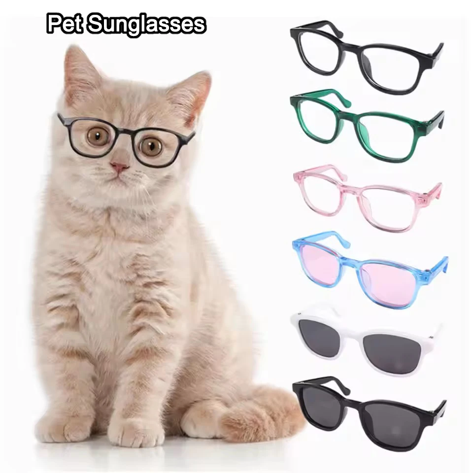 

Cats Supplies Fashion for Small Dog Cat Reflection Windproof Photos Props Cat Dog Sunglasses Pet Accessoires Glasses Pet Product