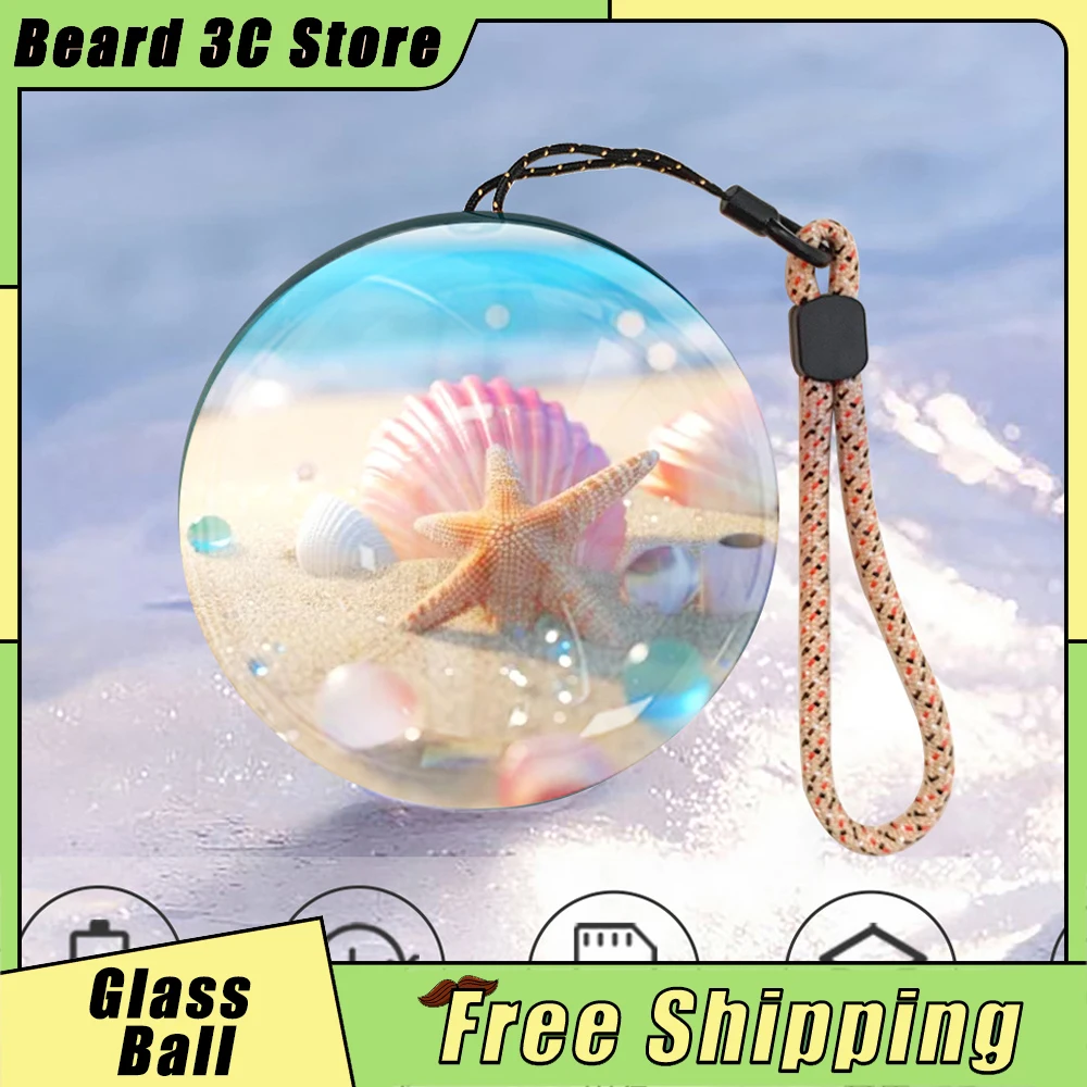 Video Glass Ball Customizable Diy Art Glass Ball Lamp - Spherical Pixel Display Detachable Video And Sound Game Screen Gifts