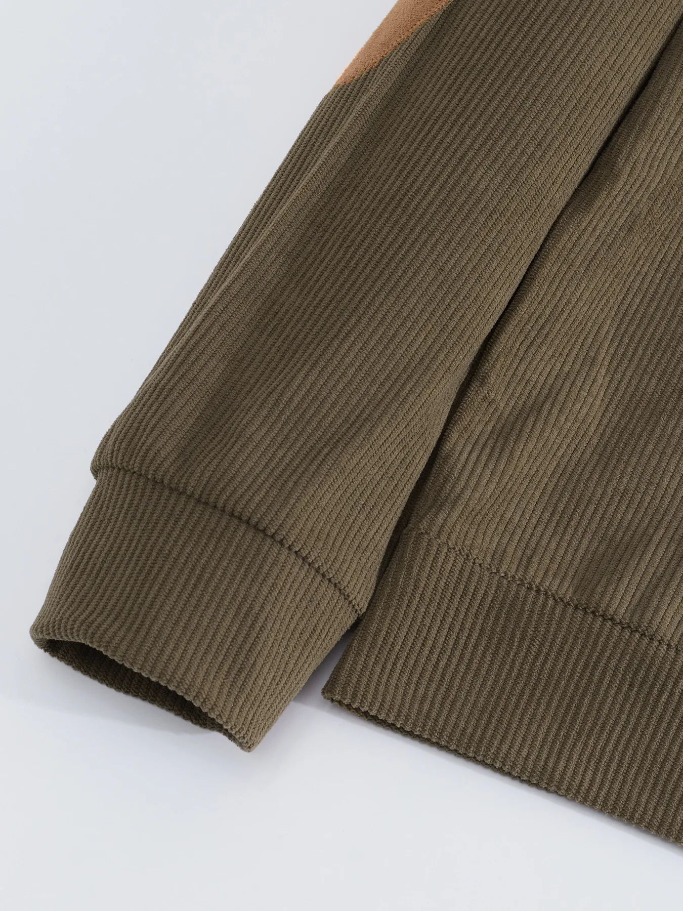 2026-Spring-Autumn-European-Men-Color-Block-Stand-Collar-Corduroy-Hoodie-Loose-Fit-Long-Sleeve-Pullover-Daily-Street-Outdoor-Spo