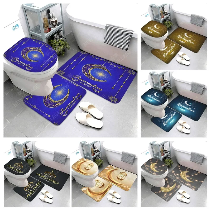 home bathroom floor mats Bath Foot mat modern Castle Magic and Moon bathroom accessories rug Toilet mat Bathtub anti-slip carpet