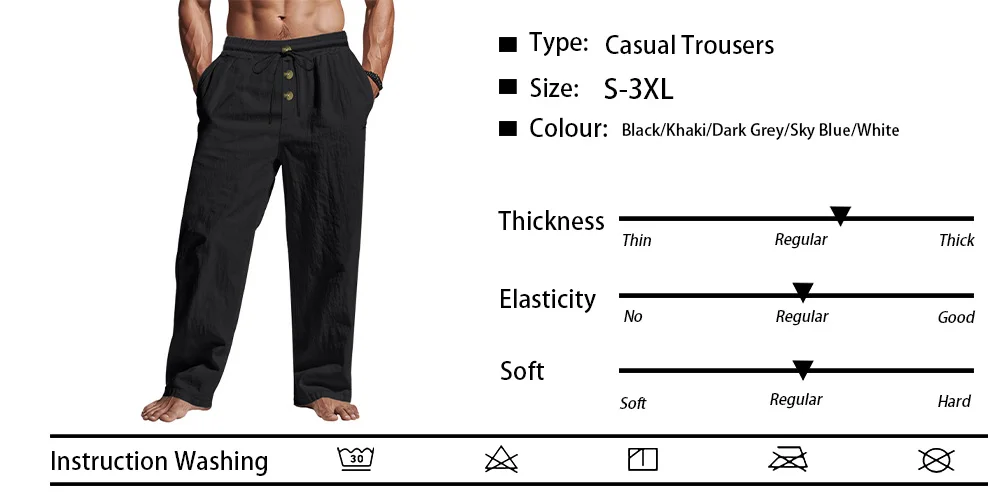 Männer Casual Hosen Männlichen Sommer Atmungsaktive Hose Einfarbig Hohe Qualität Jogginghose Hawaiian Strand Sport Jogging Hosen – Detail 1