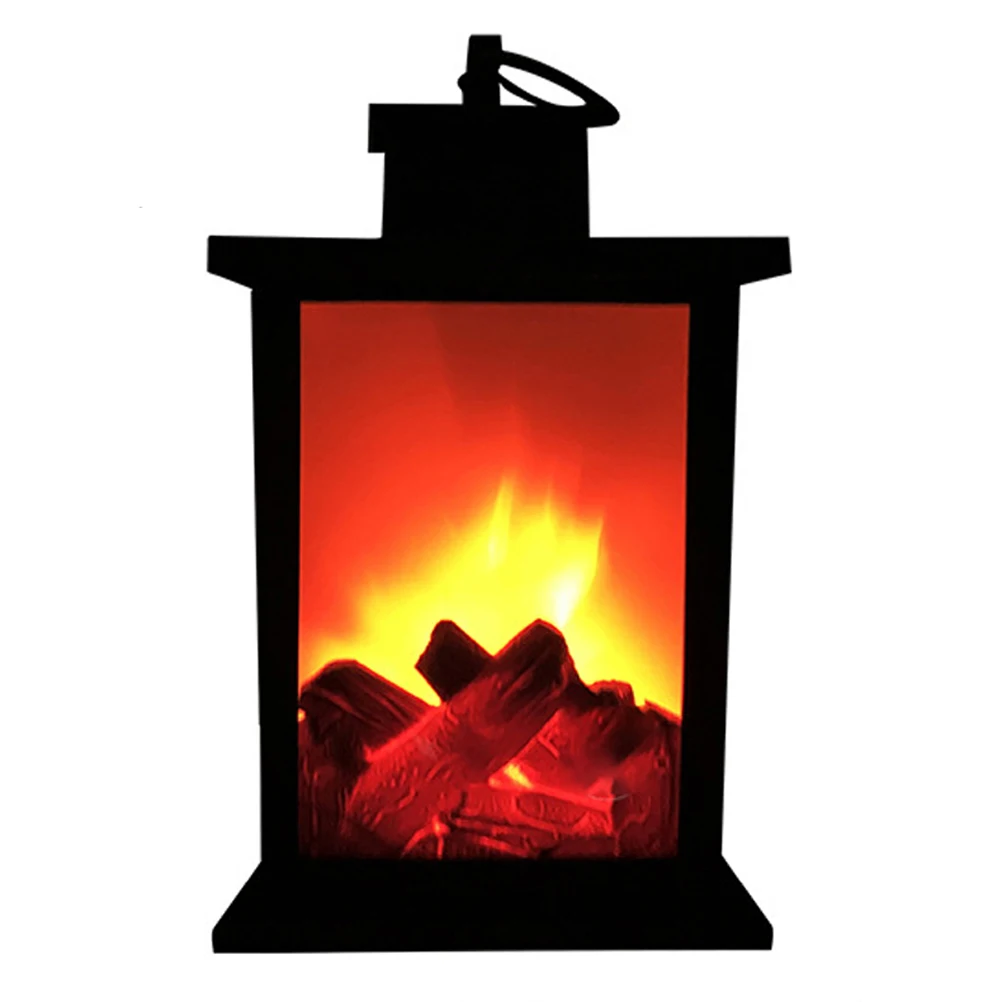 

LED Fireplace Lantern Flameless Simulation Lantern for Indoor Outdoor Decoration LED Fireplace Lantern Simulation Lantern